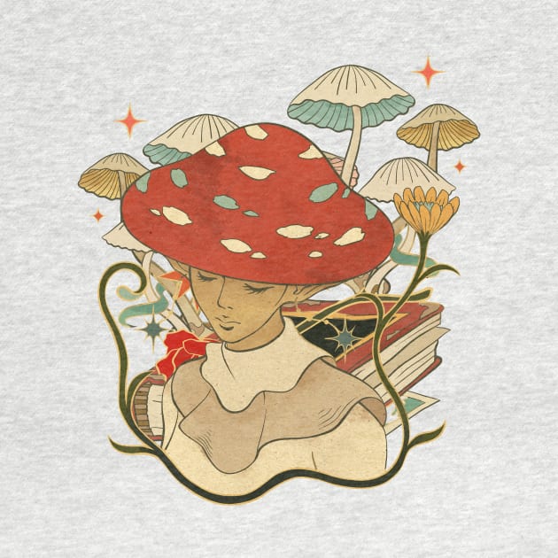 The Mushroom Boy Goblincore by soulfulprintss8